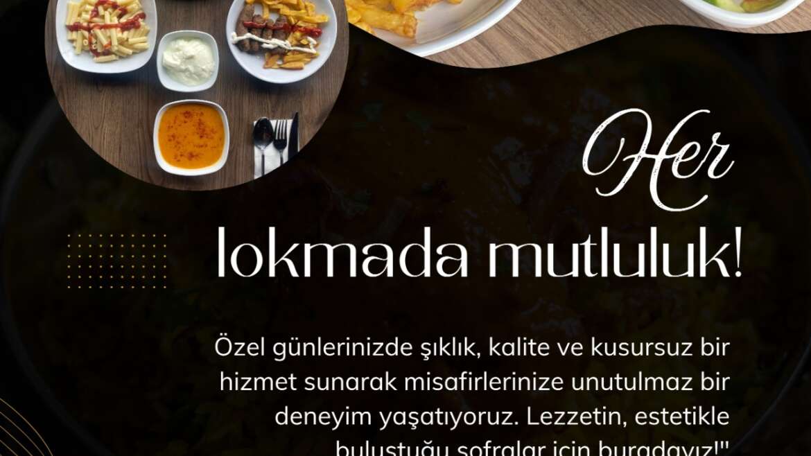 Organizasyon Catering Hizmetleri